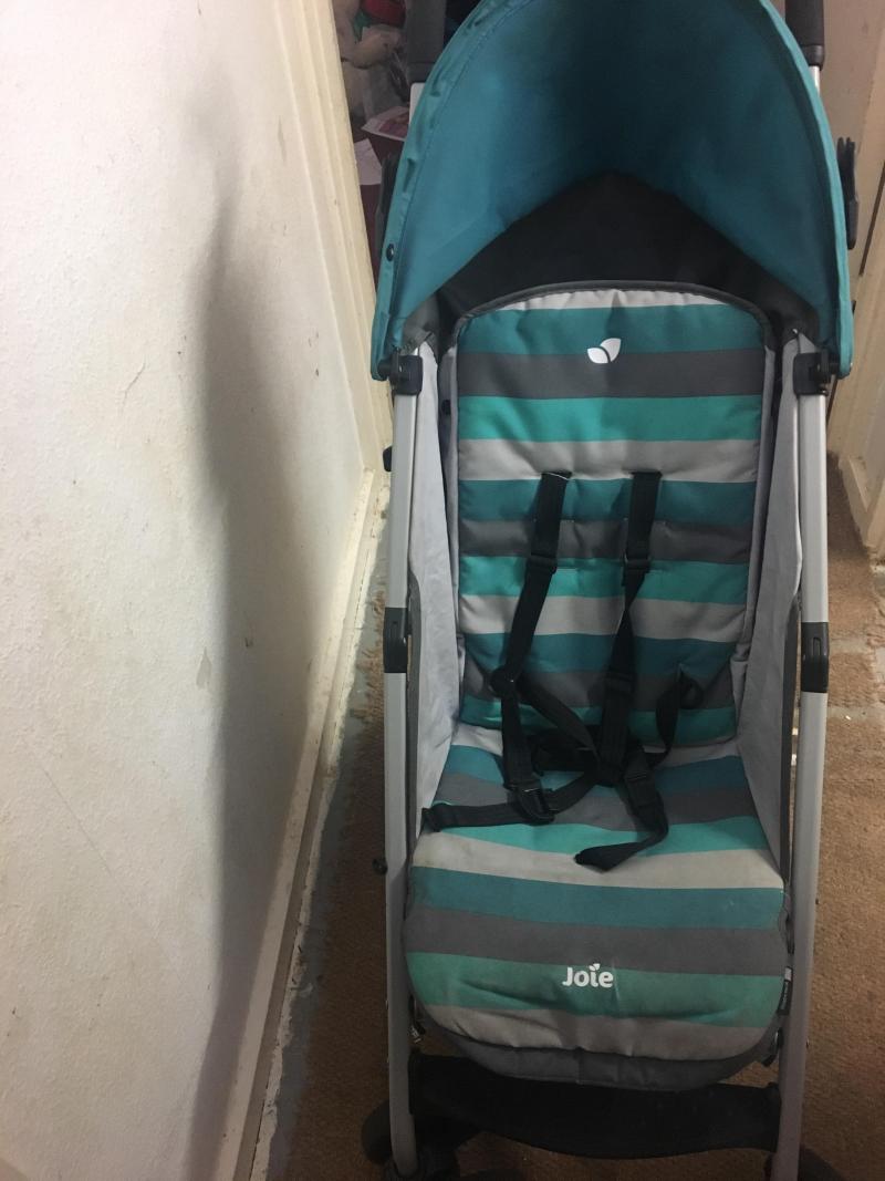 Joie nitro stroller skewed lines blue clearance