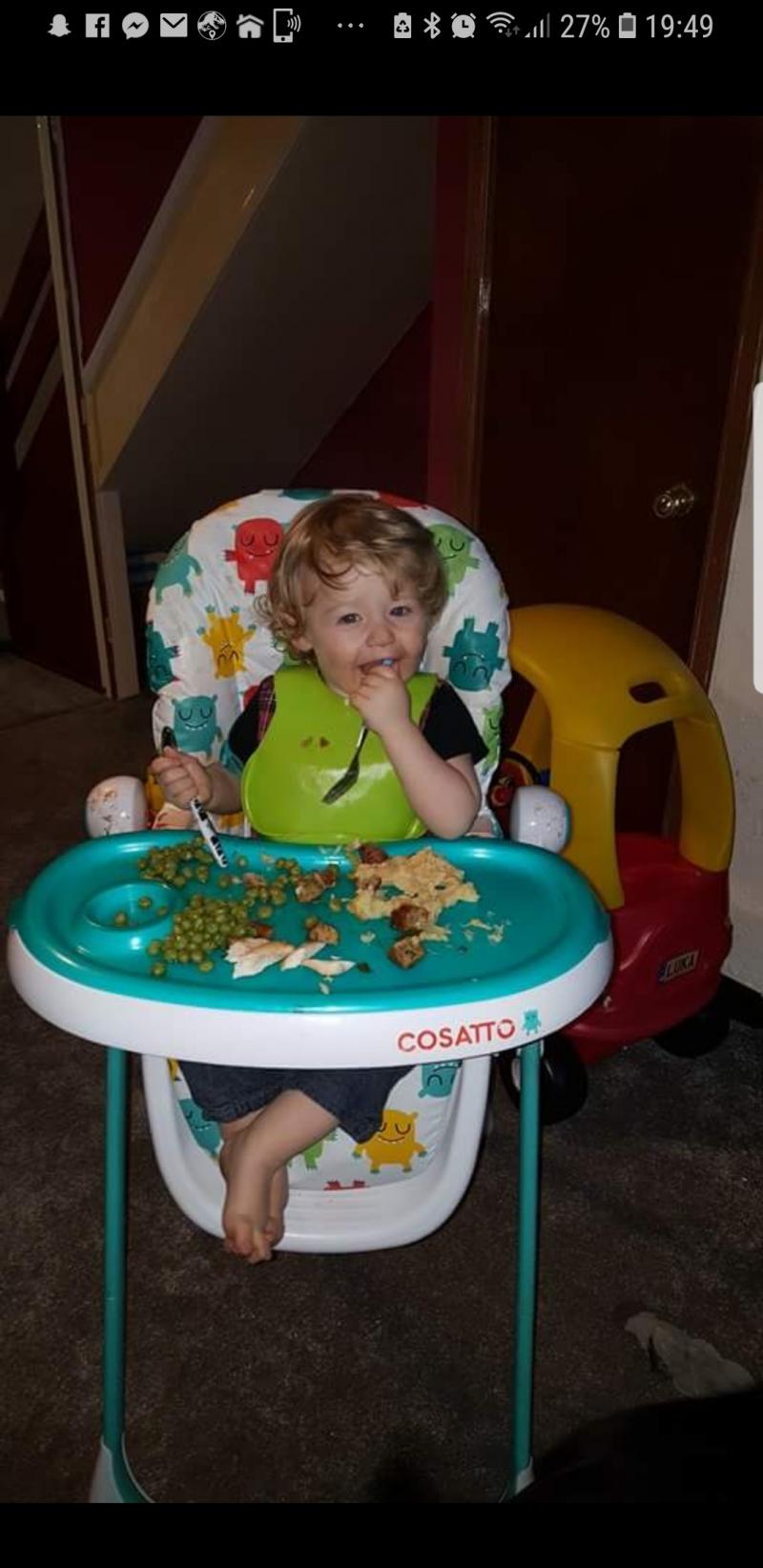 Cosatto high chair straps deals