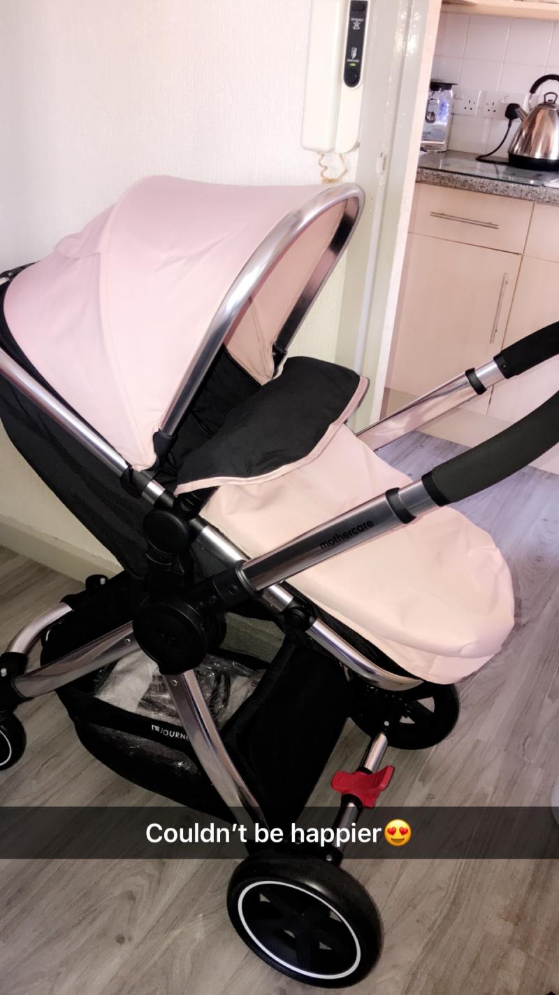blush pink mothercare journey