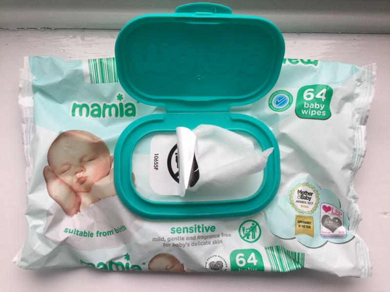 mamia sensitive baby wipes