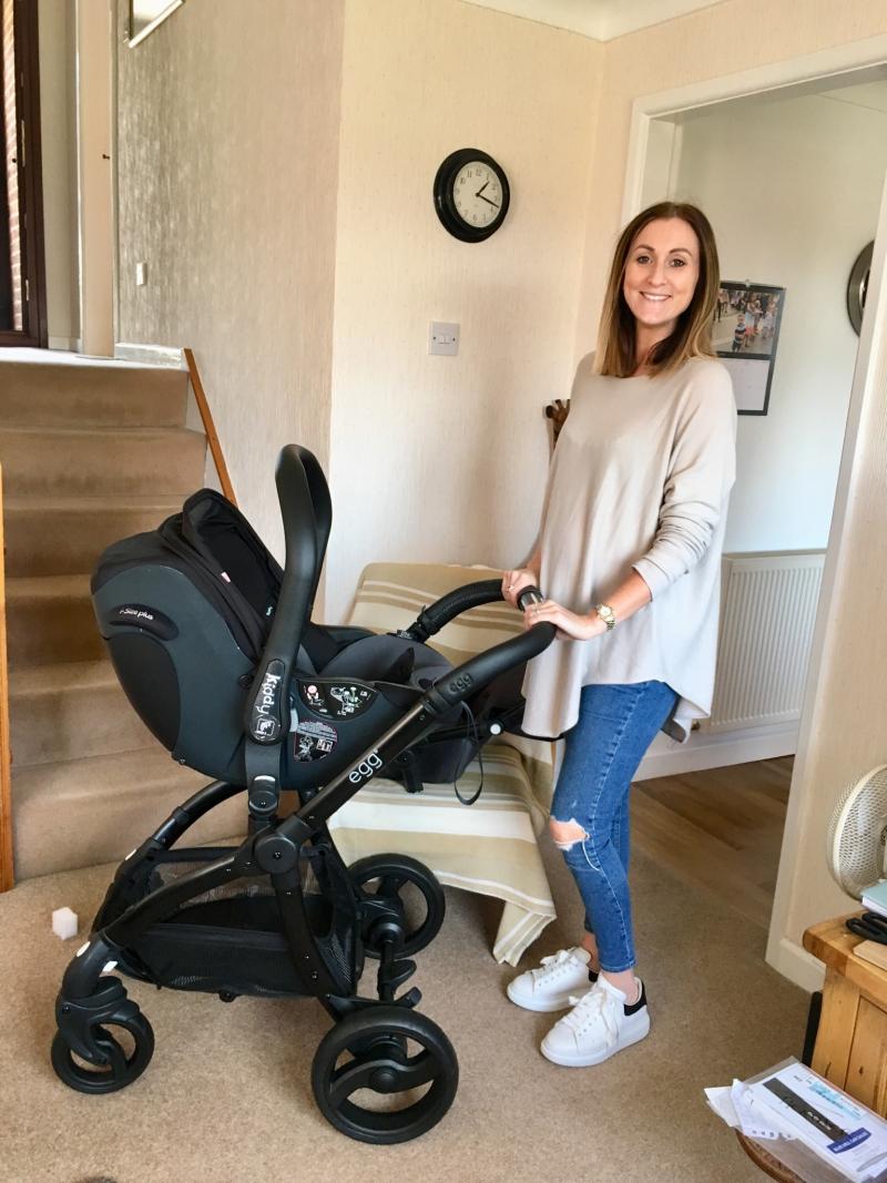 egg pram and car seat