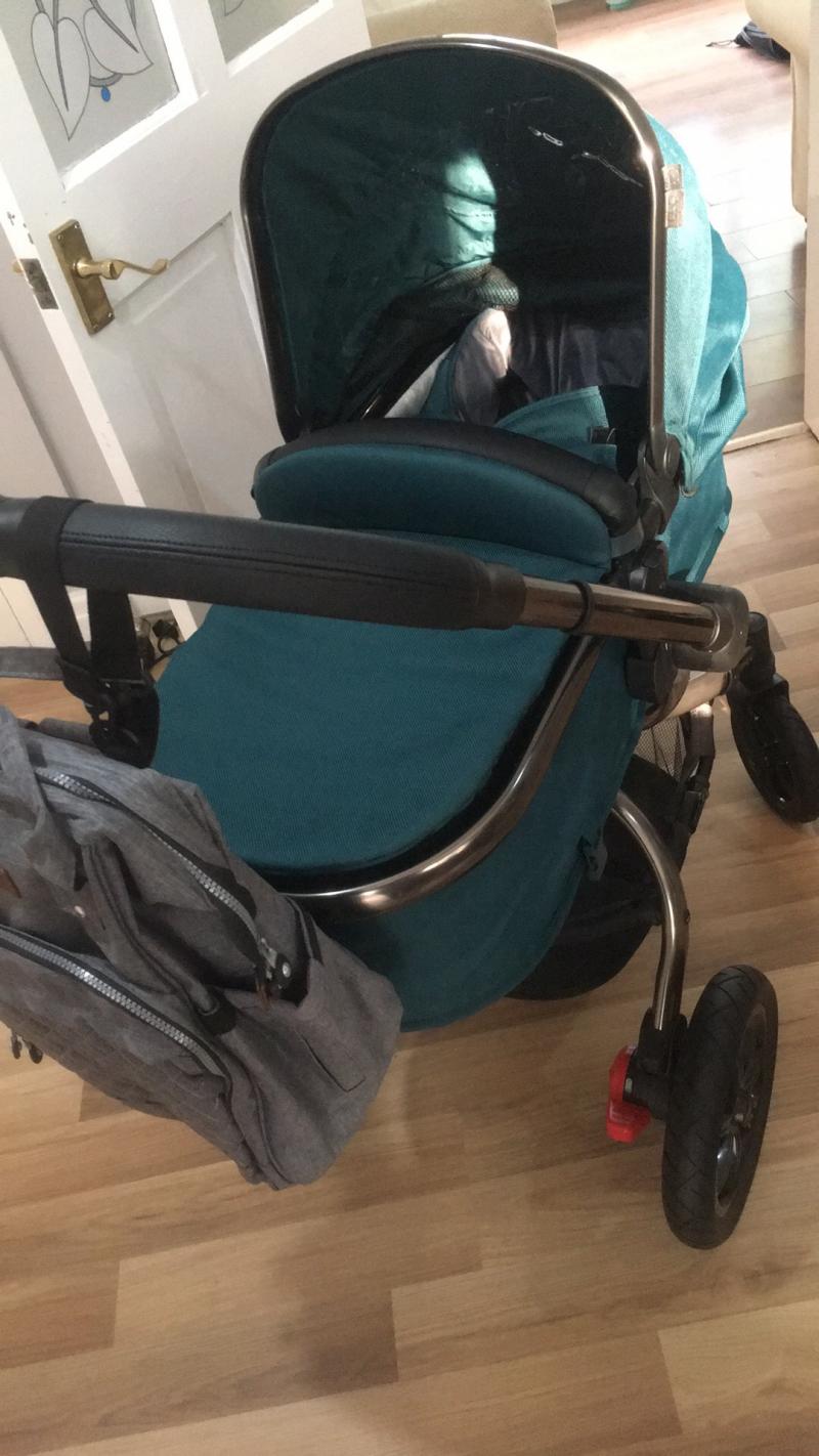 Mothercare teal pram 2025