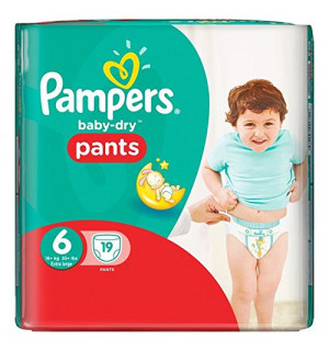Pampers baby dry 2025 size 6 weight