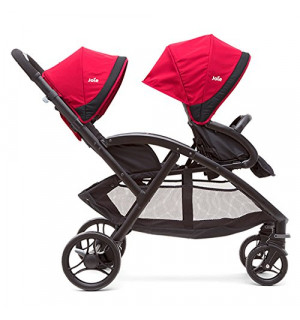 joie twin stroller folded