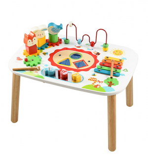 baby wooden activity table