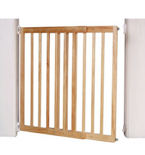 wooden extendable stair gate