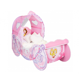 Disney princess carriage top single bed
