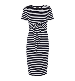 Blooming Marvellous Navy Striped Nursing Dress - Reviews