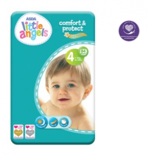 Asda little angels shop nappies size 4