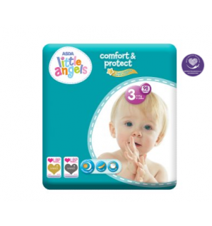 Asda little angels clearance nappies size 1