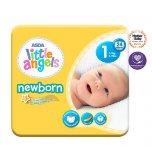 Size 1 nappies sales asda