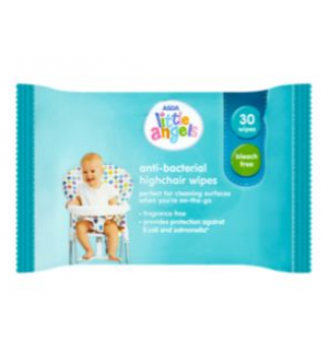 Asda Little Angels Anti Bacterial Highchair Wipes Reviews