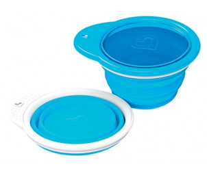 Silicone collapsible go bowl