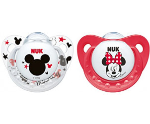 Disney Mickey/Minnie Soother 0-6m