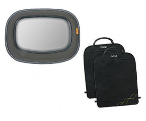 In-Sight Auto Mirror with Deluxe Kick Mat Back Seat Protectors