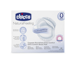 Natural feeling antibacterial breast pads