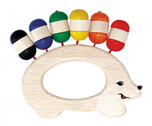 Wooden Baby Toy Figurine Chain Clip On Arne