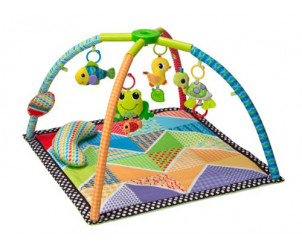 Deluxe twist & fold activity gym & playmat