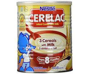 Cerelac 3 cereals with milk 