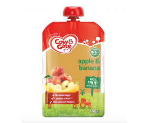 Apple And Banana fruit pouch 4m+