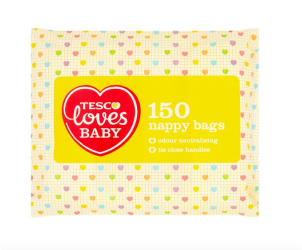 Tesco biodegradable sales nappy bags