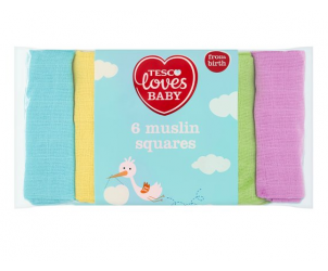 Colourful muslin squares clearance