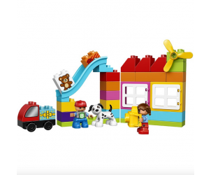 Duplo creative building basket