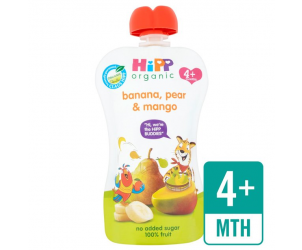 Banana Pear & Mango Pouch +4m