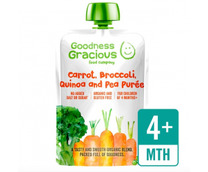 Organic Carrot, Broccoli, Pea & Quinoa Puree