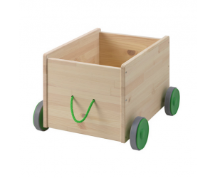 flisat toy storage with casters