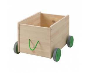 FLISAT Toy storage with wheels