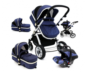 Travel System Pram & Luxury Stroller 3 in 1