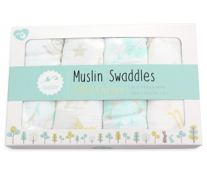 Baby Muslin Swaddle Blankets iSwaddle 