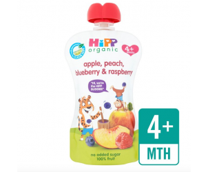 Peach, Apple, Blueberry & Raspberry