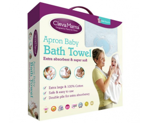Clevamama Extra Large Hooded Baby Towel And Apron Wrap Reviews