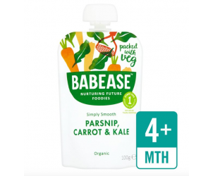 Organic Parsnip, Carrot and Kale