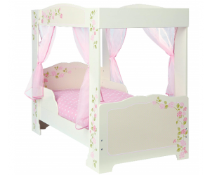 Rose Four Poster Toddler Bed