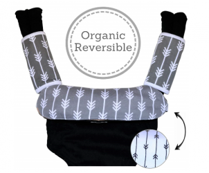 Reversible Teething Drool Pads: Set of 3