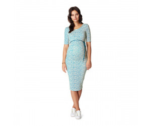 Ella Printed Maternity Dress