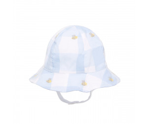Gingham Bee Sun Hat