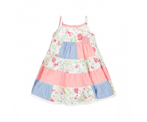 Patchwork Tiered Sun Dress