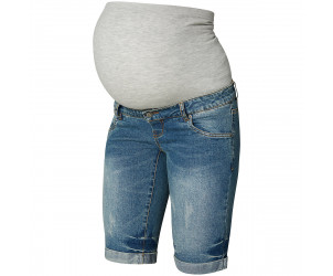 Denim Maternity Bermuda Shorts