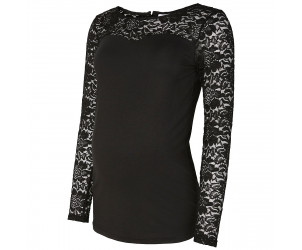Lace Jersey Maternity Top