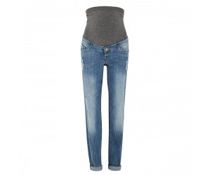 Over the bump ripped Maternity Girlfriend Jeans