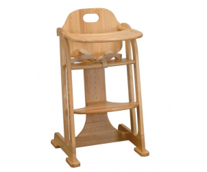 Multi-Height Wooden Highchair