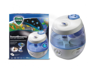 VUL575 Sweet Dreams Cool Mist Humidifier with Image Projector