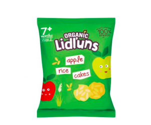 Organic Lidl'uns Apple rice cakes