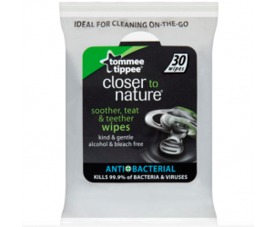 Closer to Nature Teat and Soother Wipes