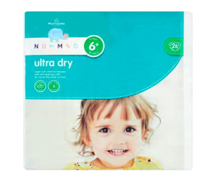 Nappies Ultra Dry Size 6 Plus