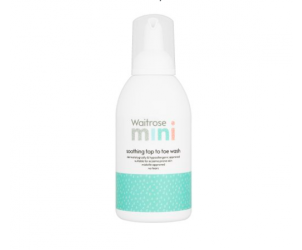 Soothing top to toe foam wash